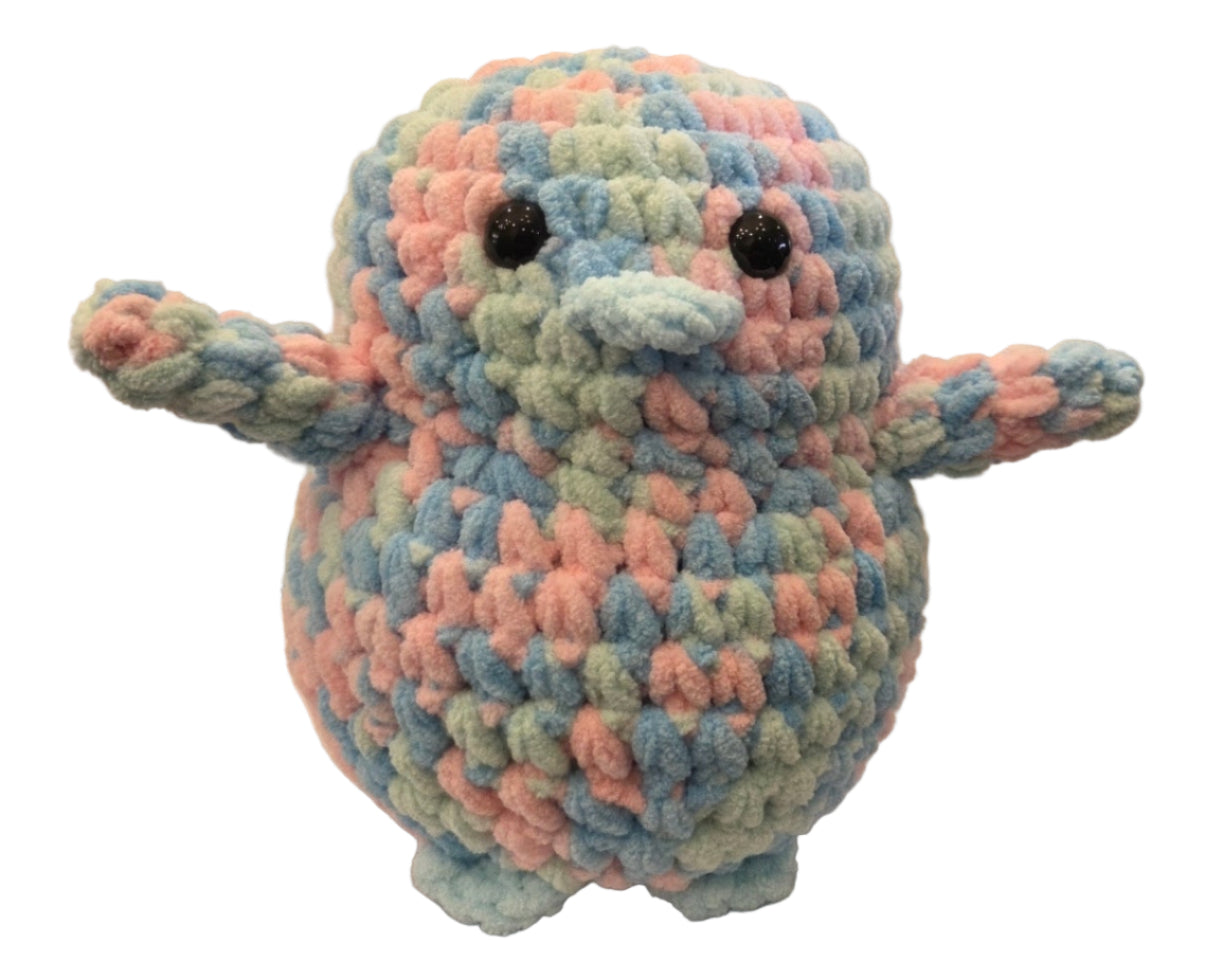 Handmade Penguin Plushie FAIRY FLOSS