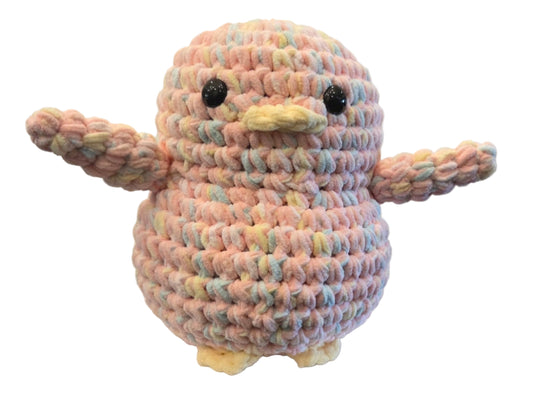 Handmade Penguin Plushie PINKIE MARSHMELLOW