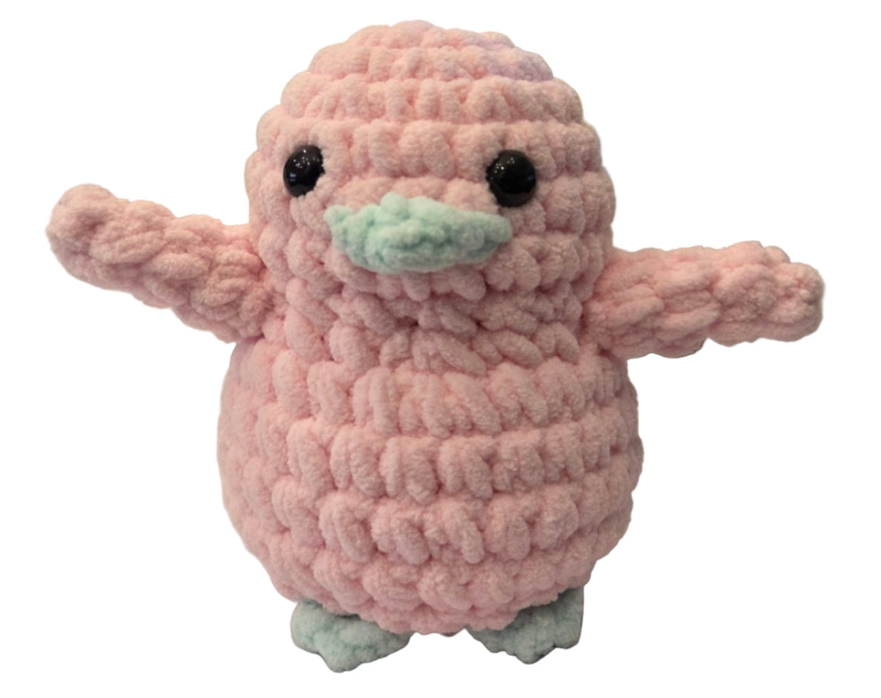 Handmade Penguin Plushie PINK