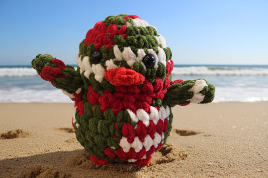 Handmade Penguin Plushie GRINCH