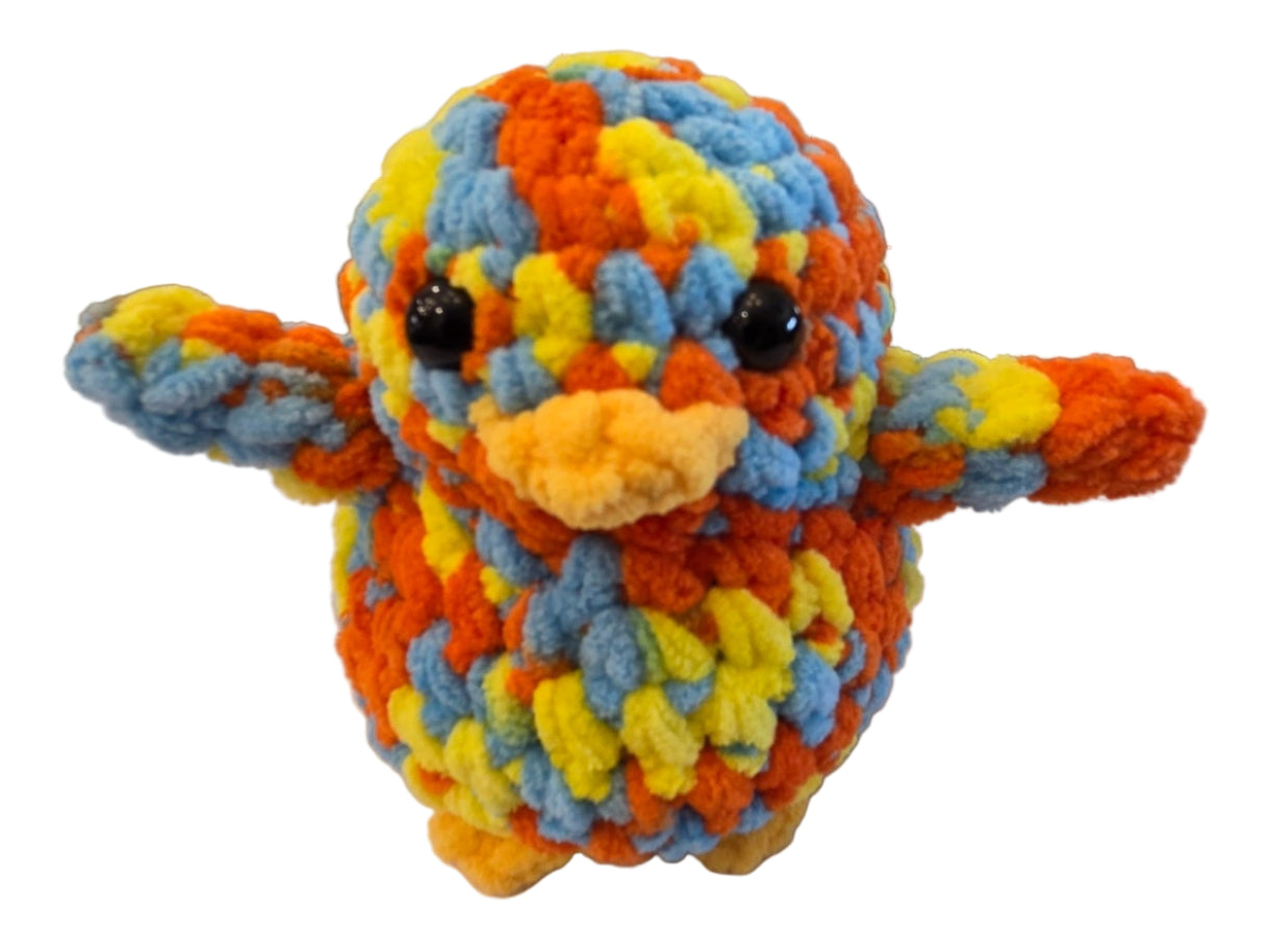 Handmade Penguin Plushie TROPICAL