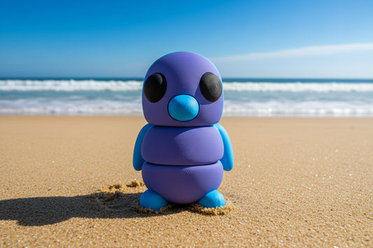 3D Medium Fidget Gippy Penguin SULLY