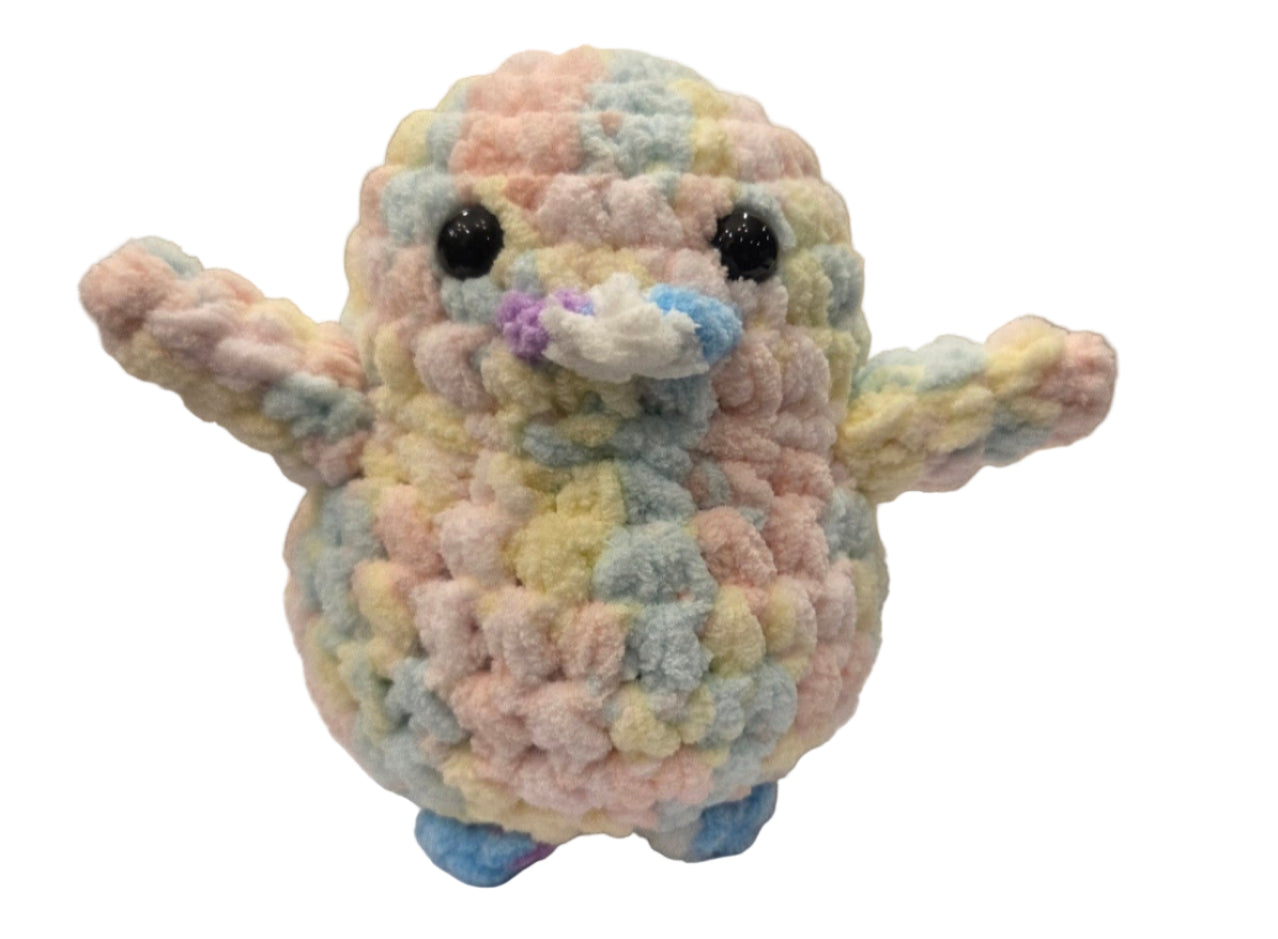 Handmade Penguin Plushie MARSHMALLOW