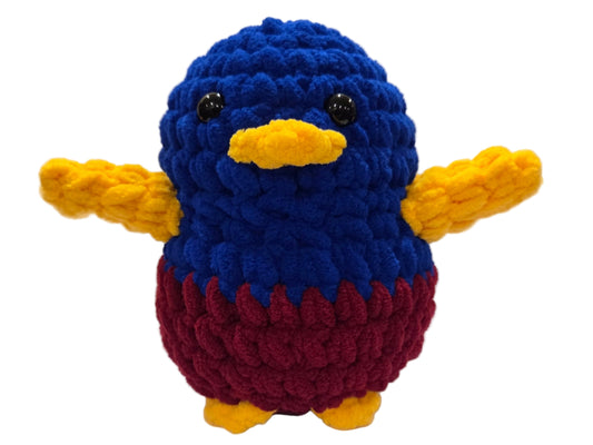 Handmade Penguin Plushie BRISBANE (LIONS)