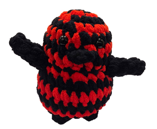 Handmade Penguin Plushie ESSENDON (BOMBERS)