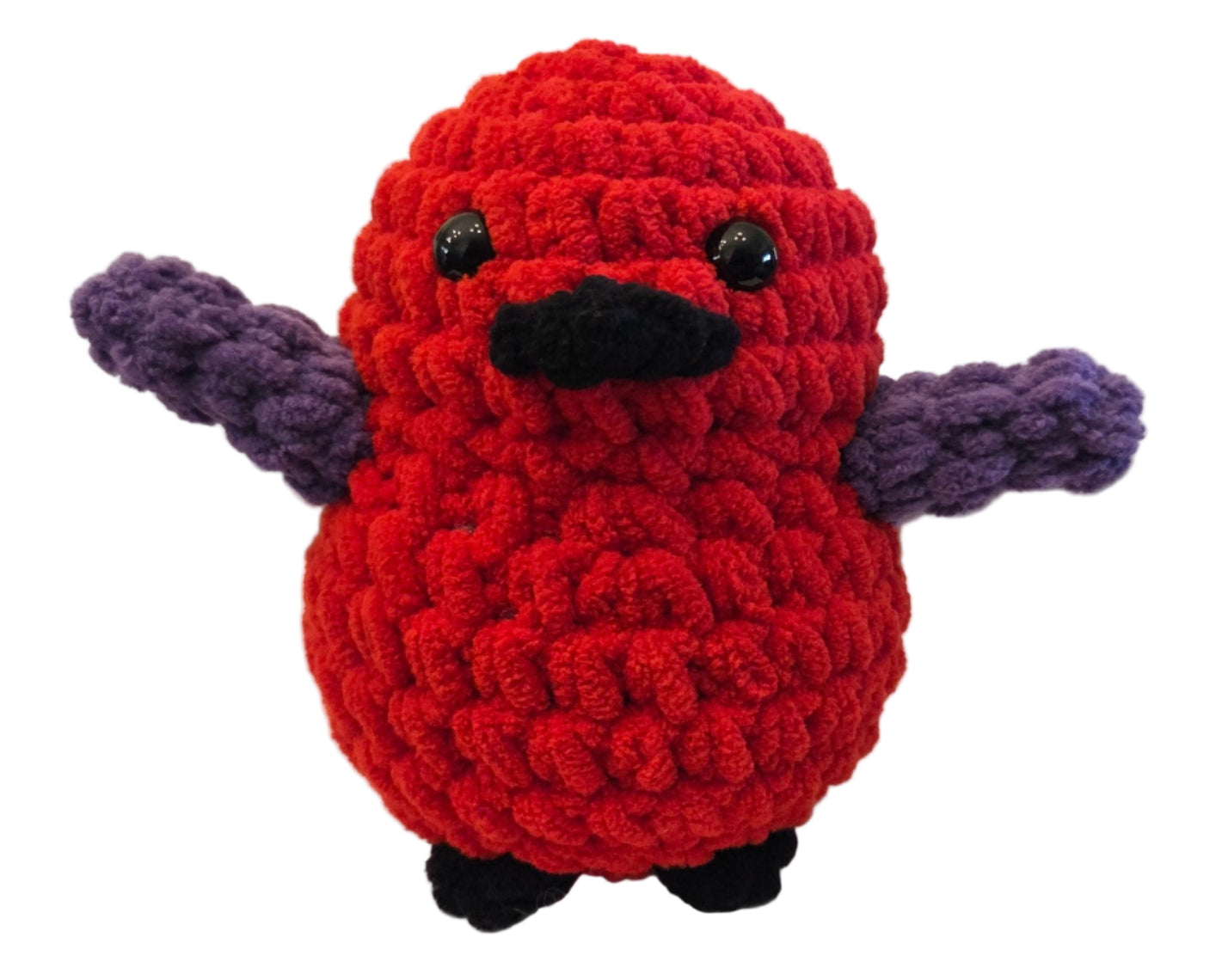 Handmade Penguin Plushie BLOODY VAMPIRE