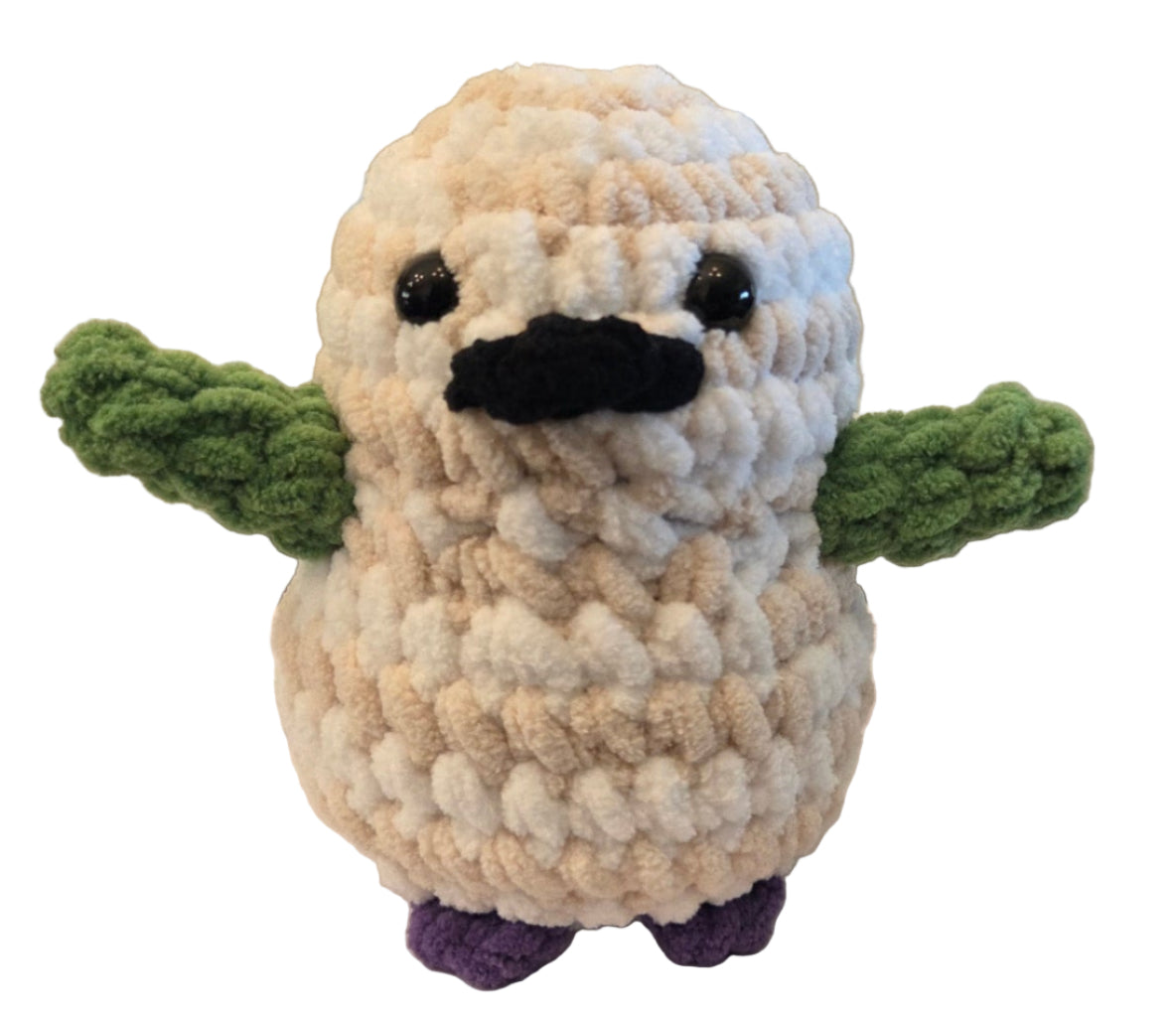 Handmade Penguin Plushie SPOOKY PAV