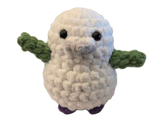 Handmade Penguin Plushie SCARY GHOST