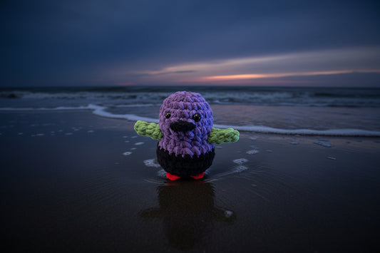 Handmade Penguin Plushie FRANKENSTEIN