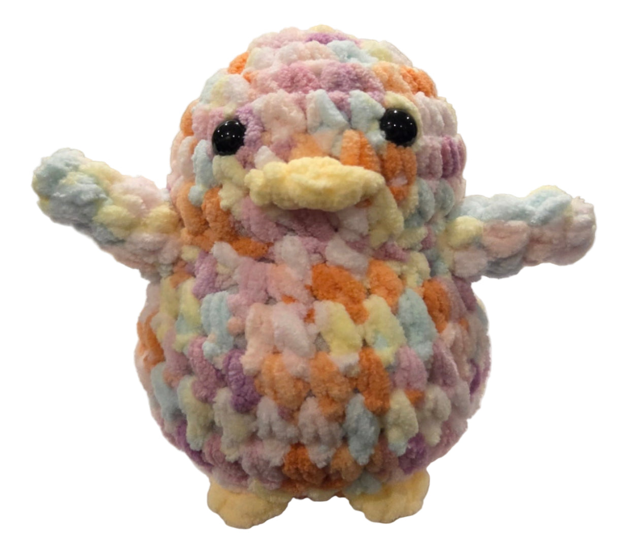 Handmade Penguin Plushie APRICOT + MARSHMELLOW