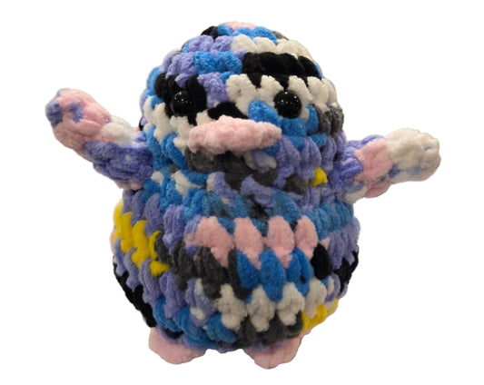 Handmade Penguin Plushie COTTON CANDY + BATMAN