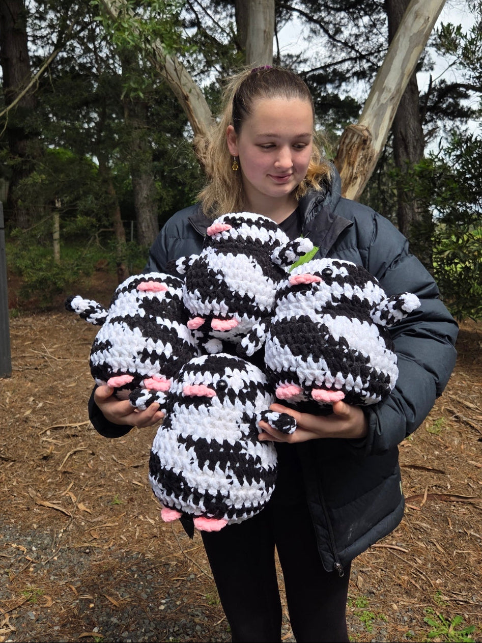 *LIMITED EDITION* ULTRA SQUISHY HANDMADE STRAWBERRY MOO