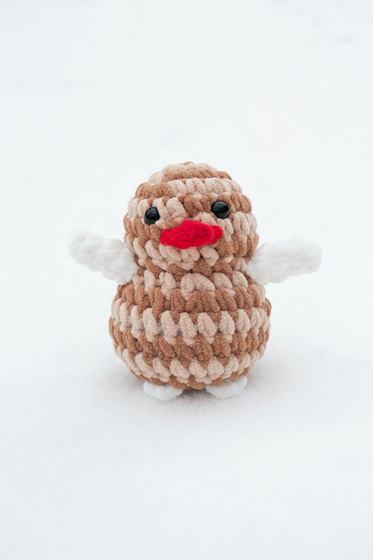 Handmade Christmas Penguin GINGERBREAD MAN