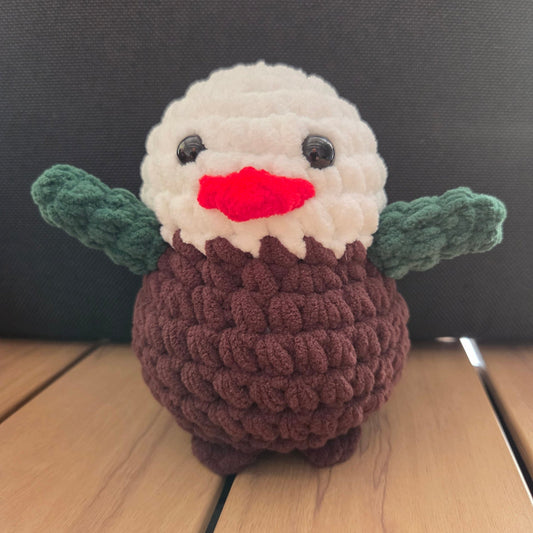 Handmade Christmas Penguin PUDDING