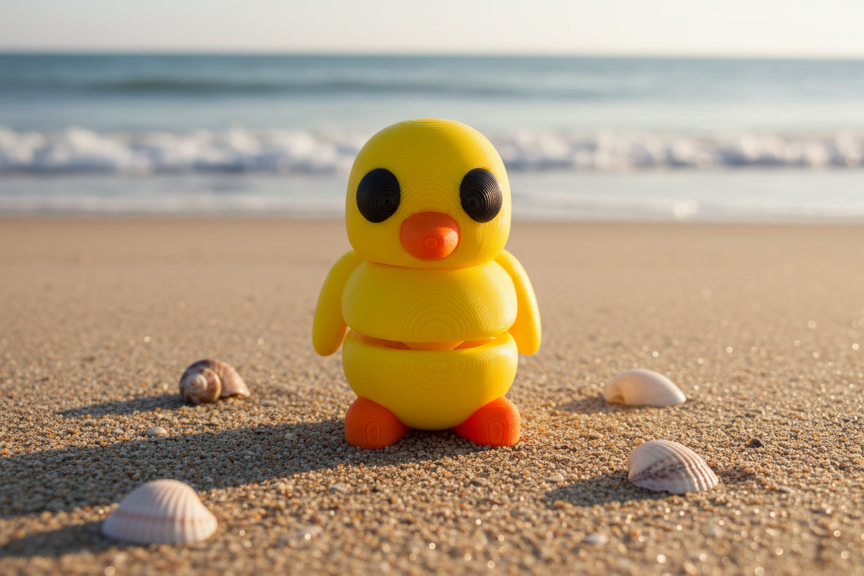 3D Pocket Penguins RUBBER DUCK