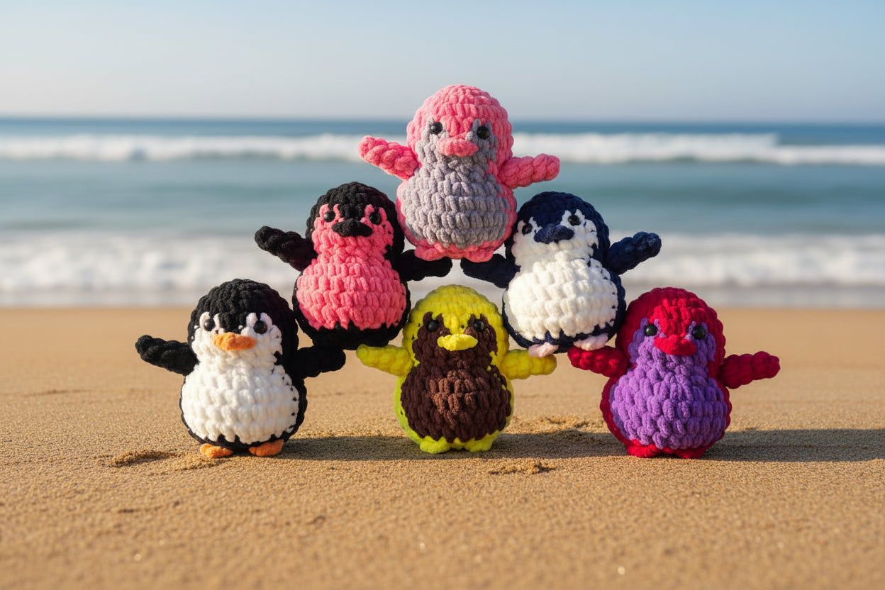 Matching Set Tummy Penguin + Earrings GALAH