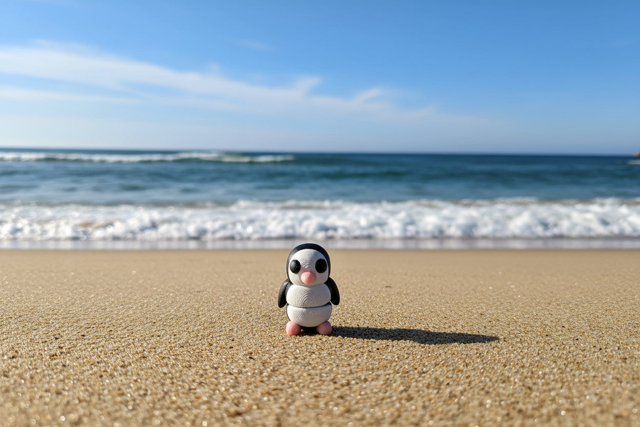 3D Mini Penguins STRAWBERRY COW