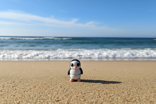 3D Mini Penguins STRAWBERRY COW