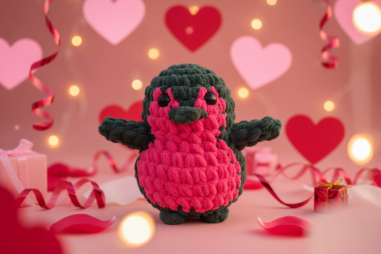 Tummy Penguins Pink Rose