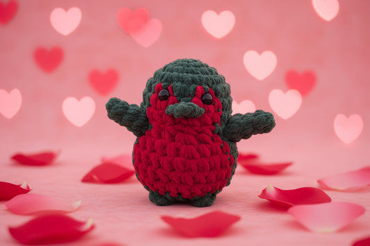 Tummy Penguins Red Rose