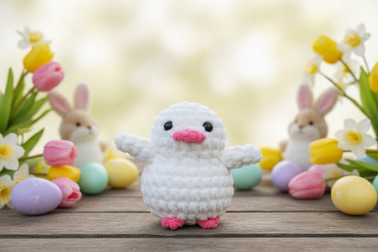 Handmade Penguin Plushie EASTER BUNNY