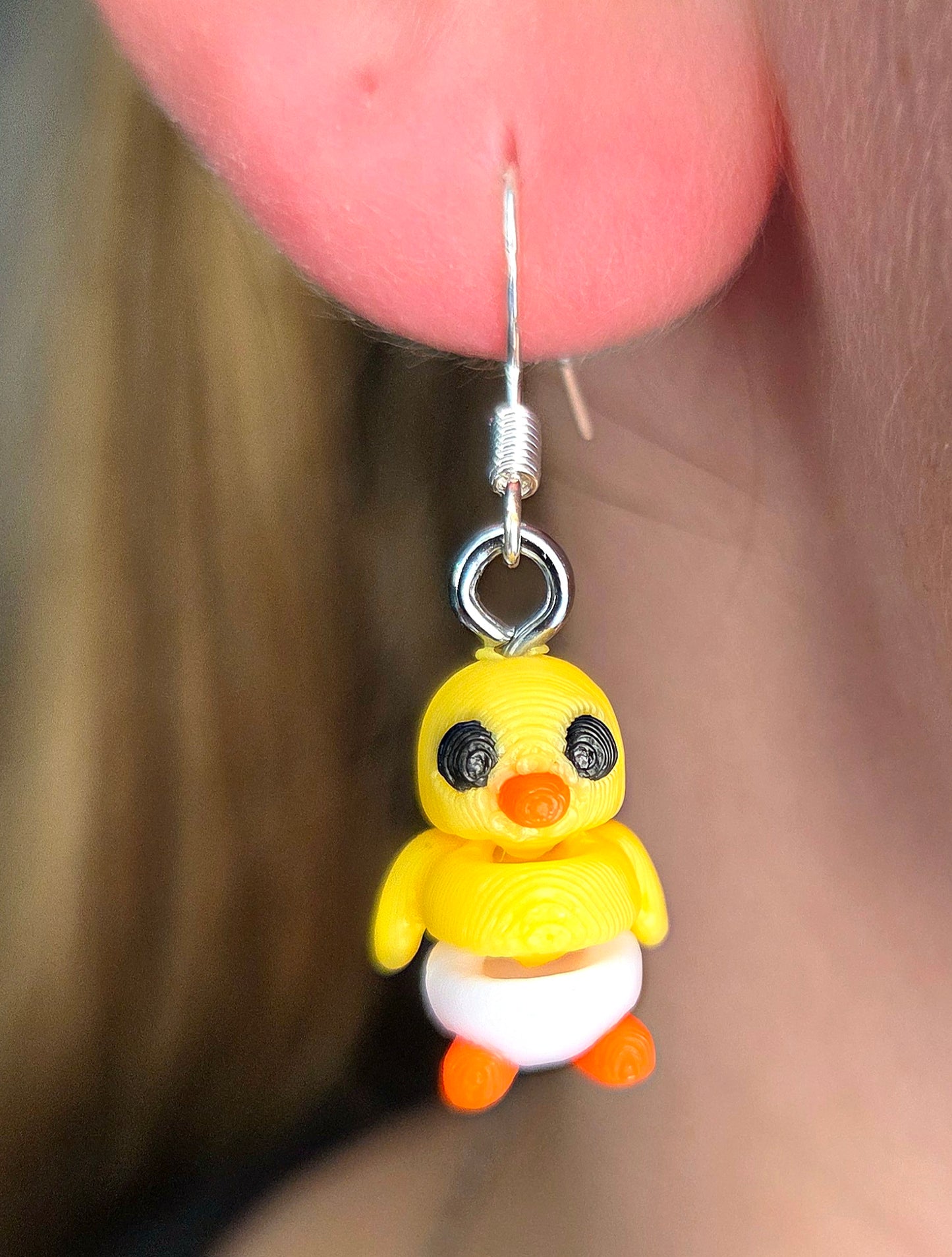 Cutie Pie Penguin Earrings EASTER CHICK