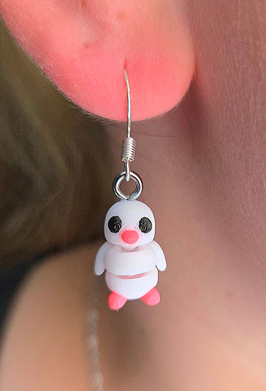 Cutie Pie Penguin Earrings EASTER BUNNY