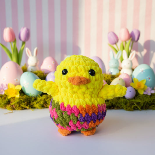 Handmade Penguin Plushie EASTER EGG CHICK