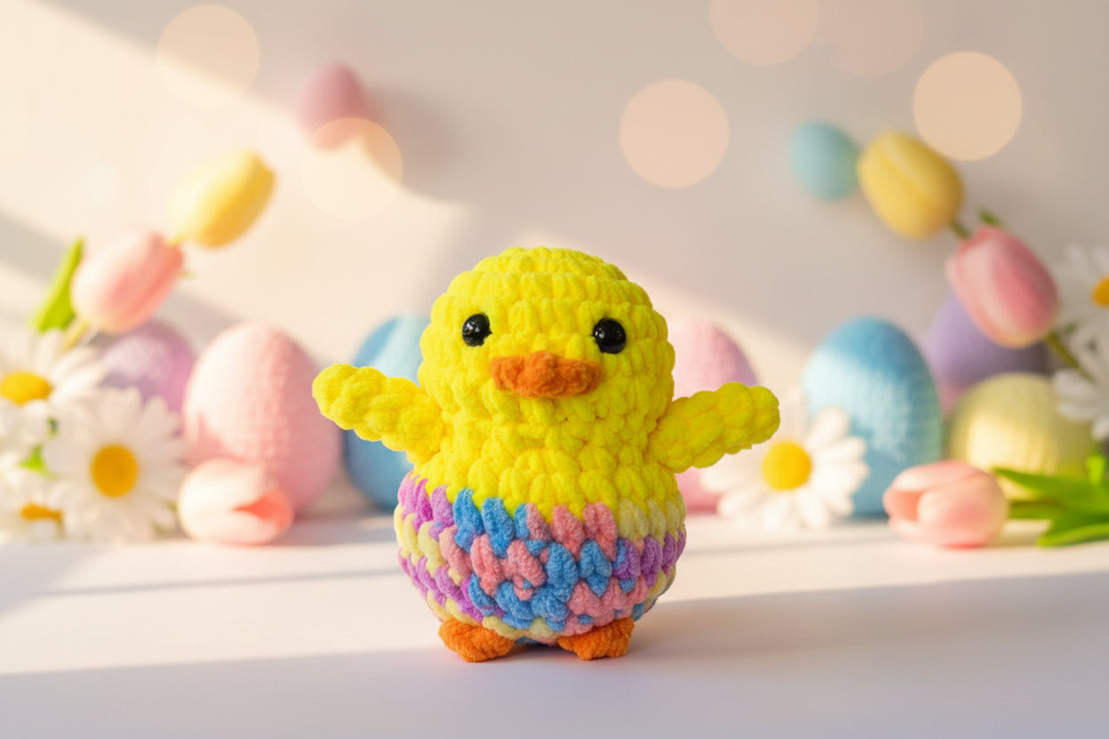 Handmade Penguin Plushie EASTER PEEPS CHICK