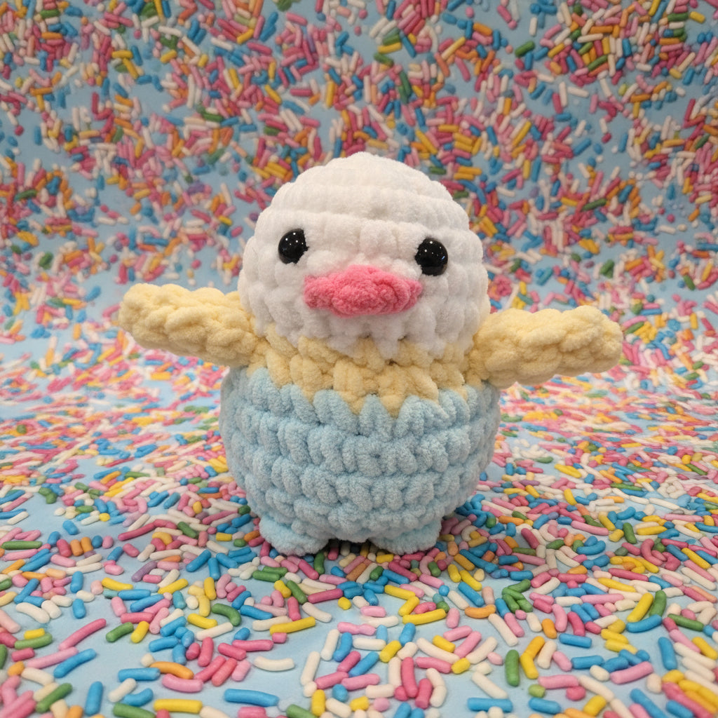 Handmade Penguin Plushie CLASSIC VANILLA CUPCAKE