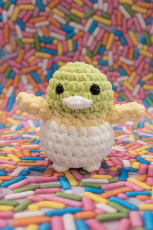Handmade Penguin Plushie KEY LIME CUPCAKE
