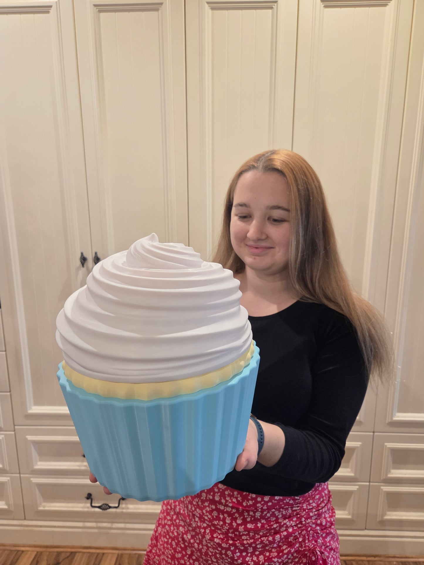 XL Cupcake Container 3D Printed