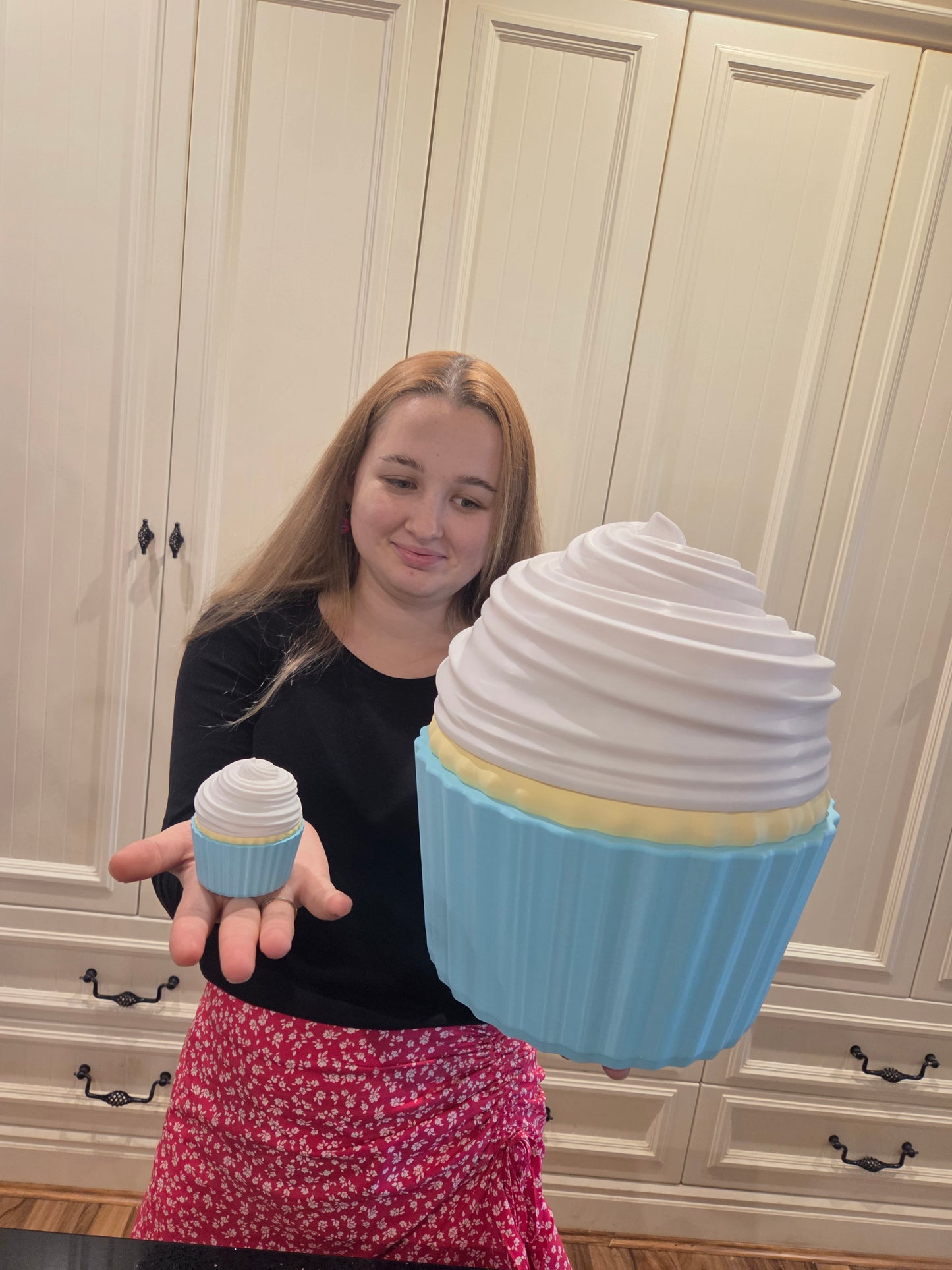 XL Cupcake Container 3D Printed