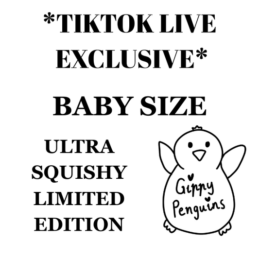 *LIMITED EDITION* ULTRA SQUISHY HANDMADE PENGY BABY