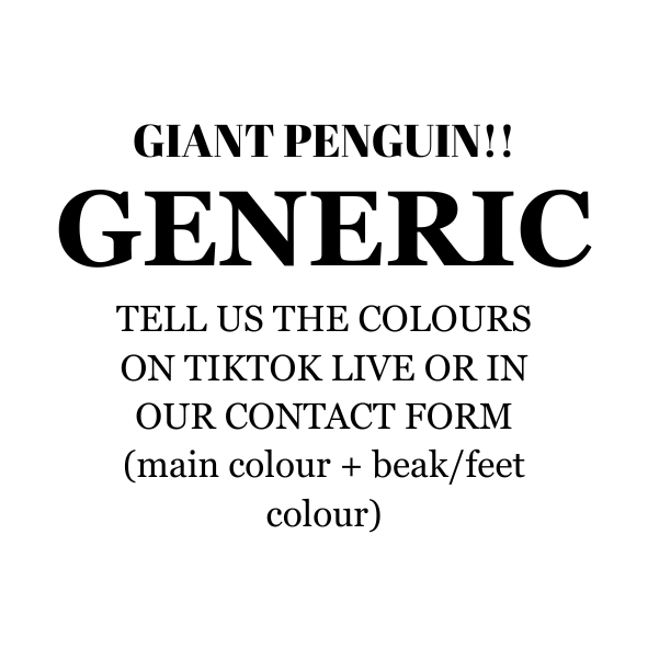 3D Giant Fidget Gippy Penguin