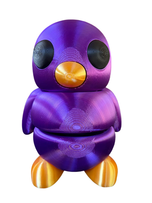 3D Medium Fidget Gippy Penguin