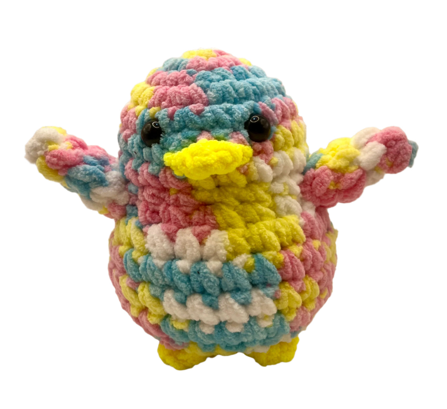 Handmade Penguin Plushie PINK UNICORN