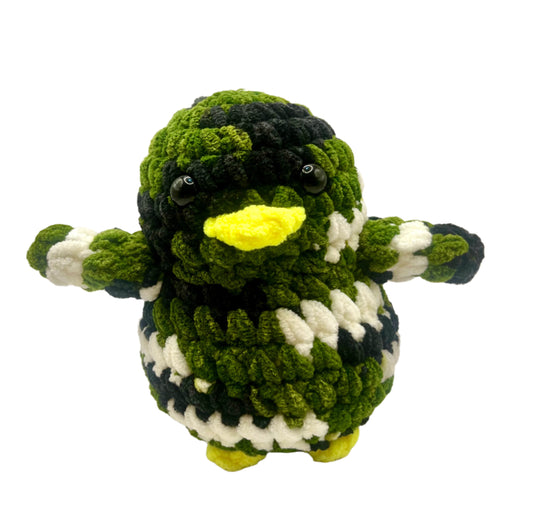 Handmade Penguin Plushie NINJA TURTLE