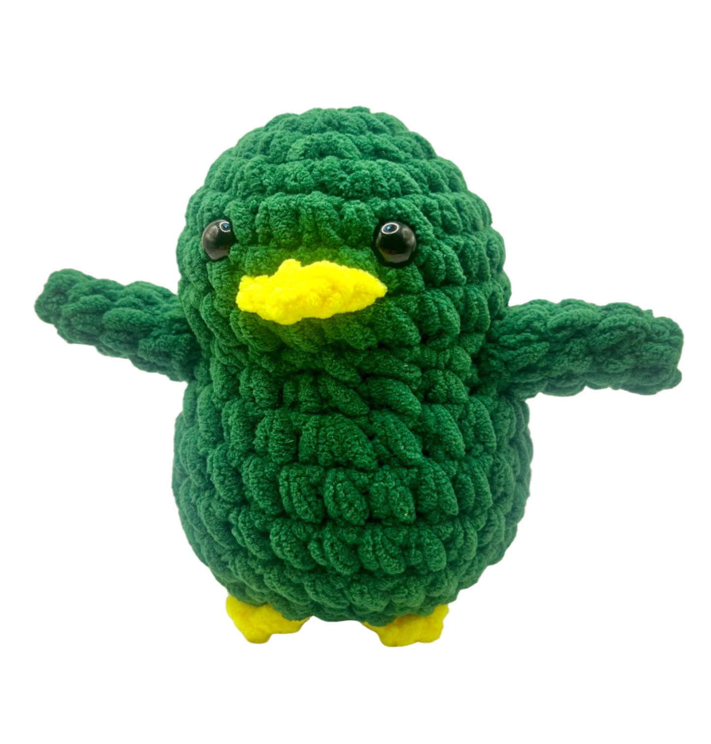 Handmade Penguin Plushie GREEN