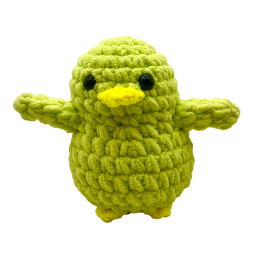 Handmade Penguin Plushie GREEN