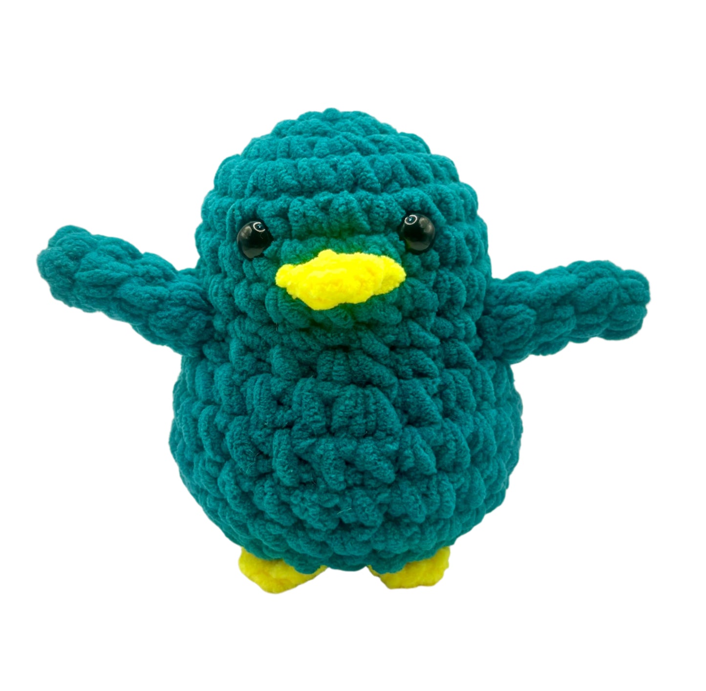 Handmade Penguin Plushie GREEN