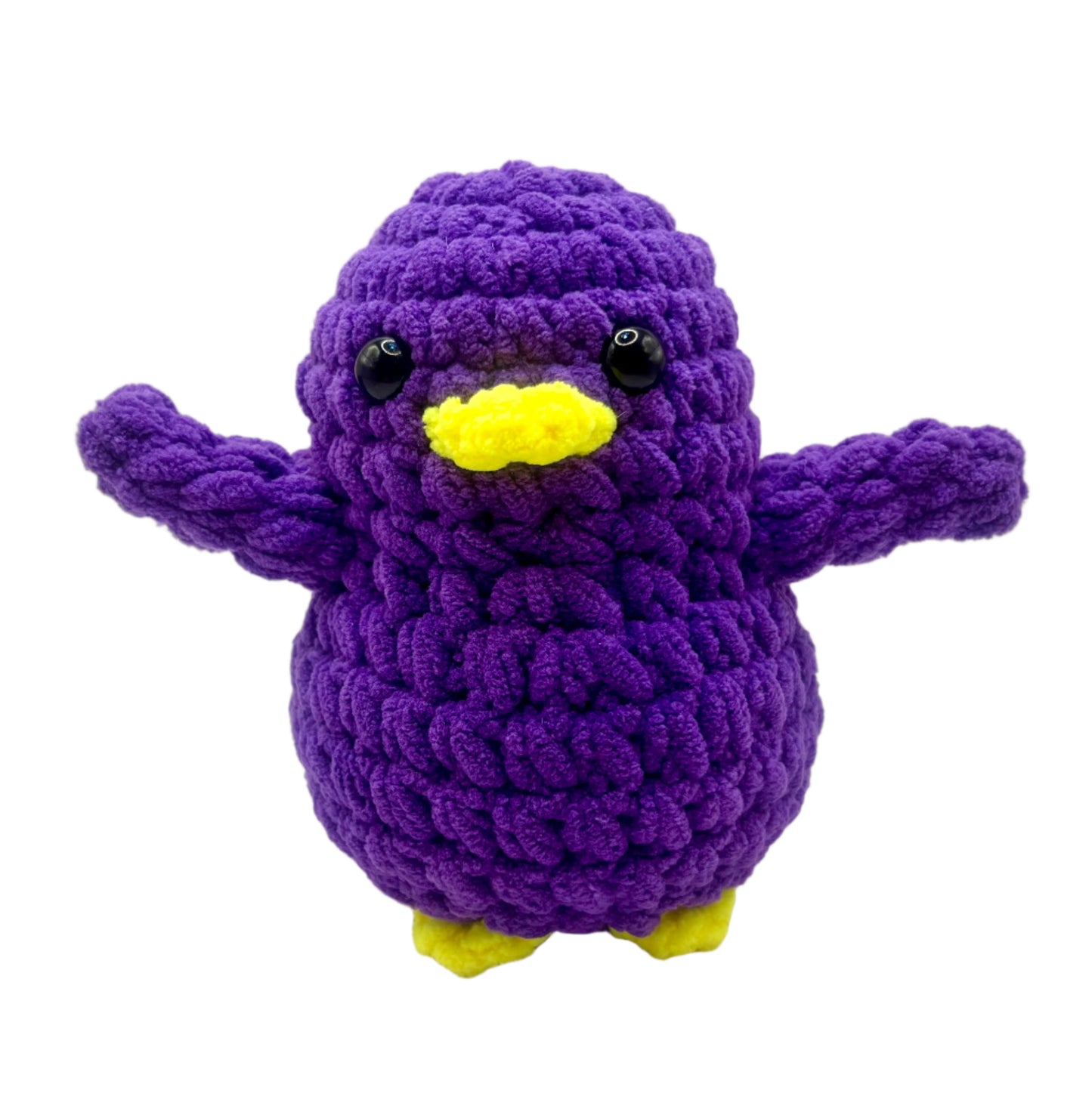 Handmade Penguin Plushie PURPLE
