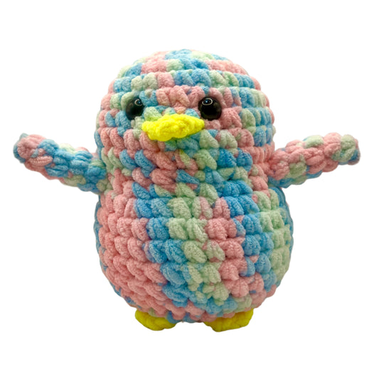Handmade Penguin Plushie FAIRY FLOSS