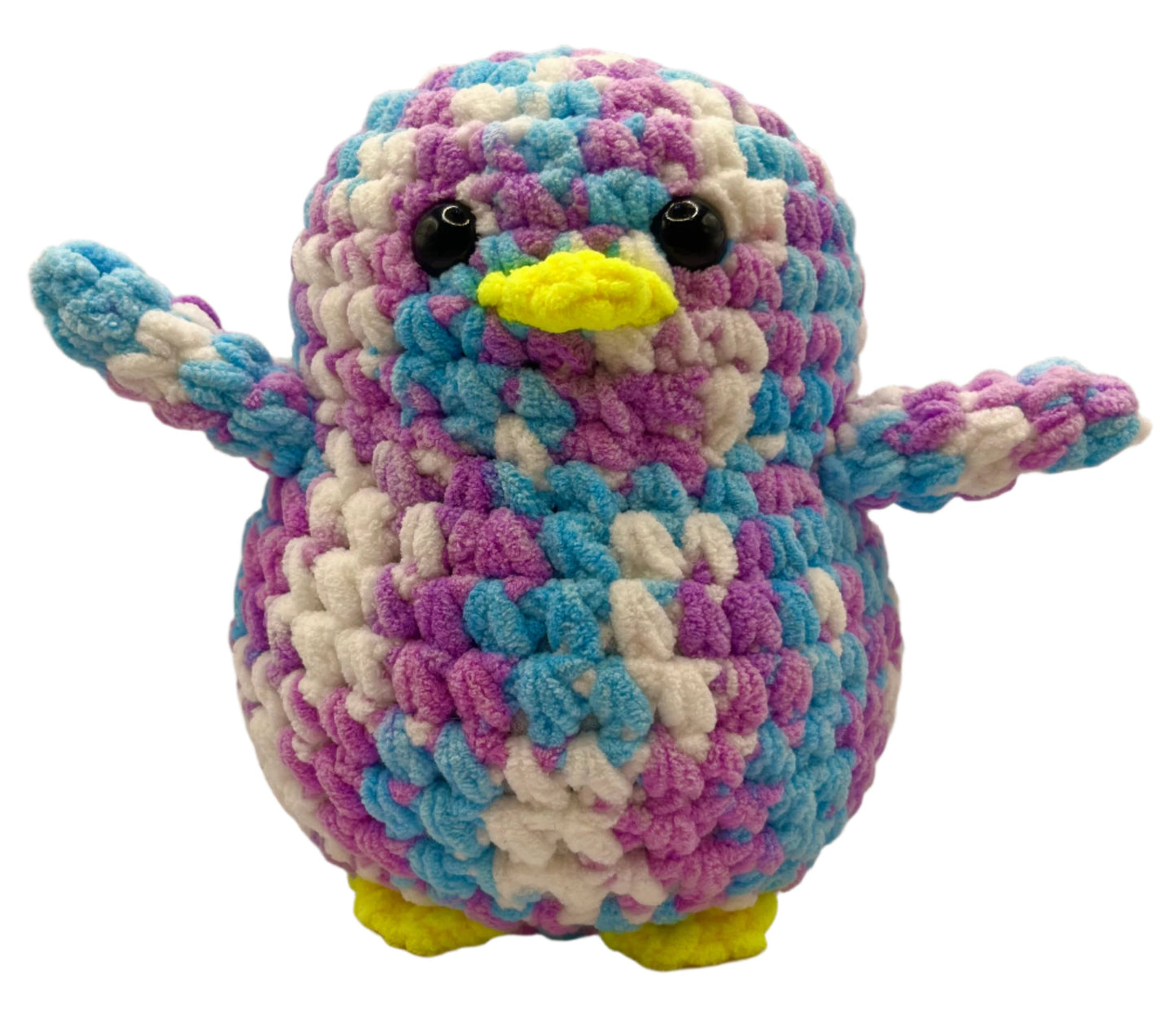Handmade Penguin Plushie BUBBLEGUM