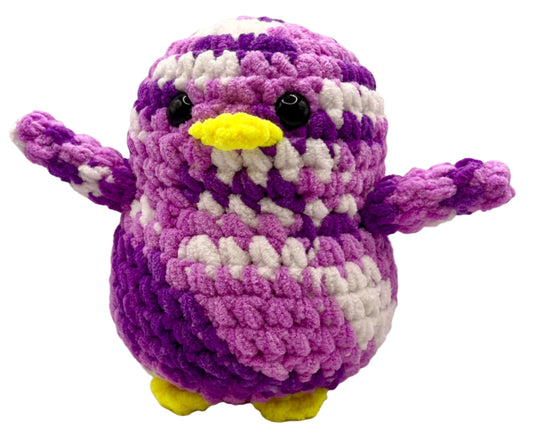 Handmade Penguin Plushie GRAPE