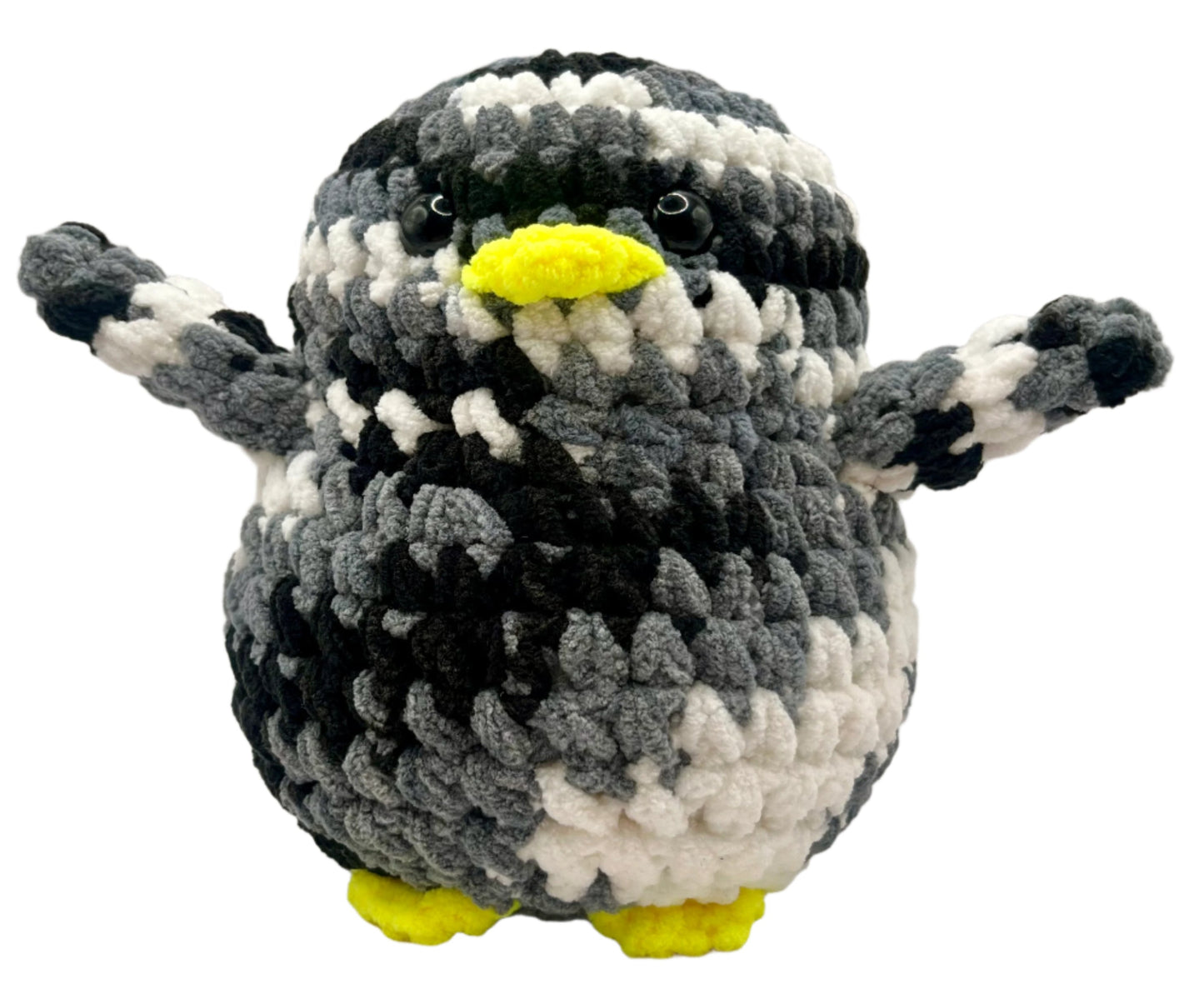 Handmade Penguin Plushie ZEBRA
