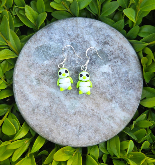 Cutie Pie Penguin Earrings LEMONADE LIME