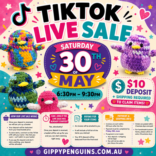 TIKTOK LIVE SALE DEPOSIT MAY 30th