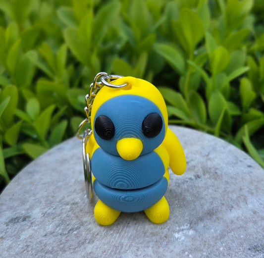 3D Fidget Penguin Keychains FLOUNDER