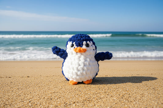 Tummy Penguins NAVY BLUE + WHITE